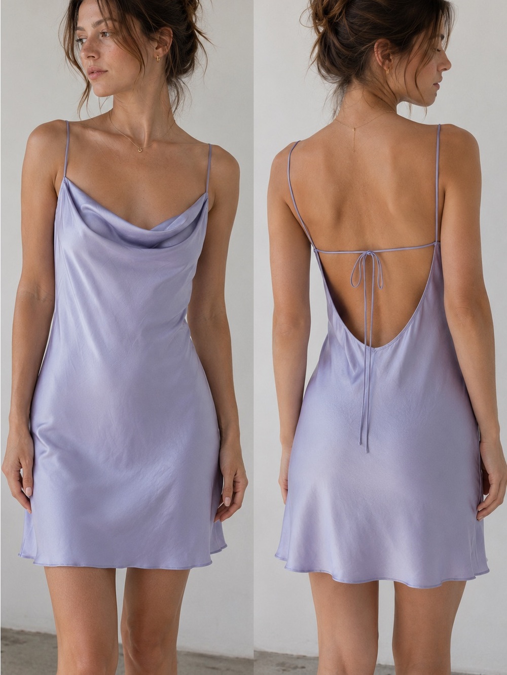 Victoria’s Secret Y2K 100% Silk Slip in Lavender